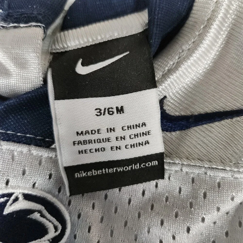 Nike Penn State Lions Infant 2Pc Football Jersey Outfit Track Suit 3/6M 167